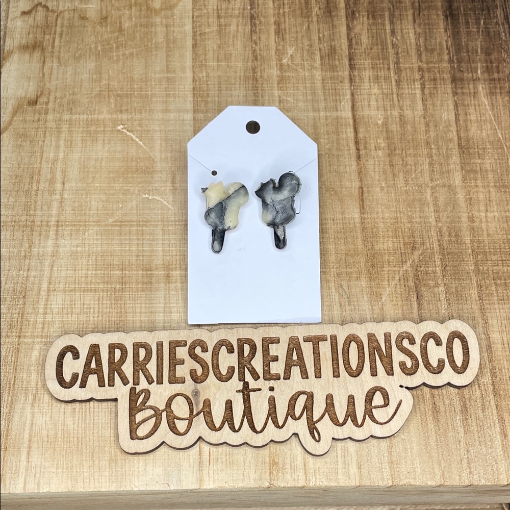 Handmade Mickey Mouse Ice Cream Earrings